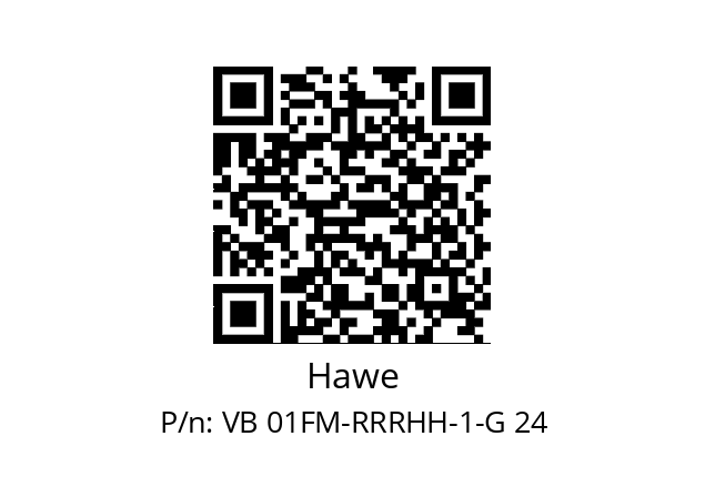   Hawe VB 01FM-RRRHH-1-G 24