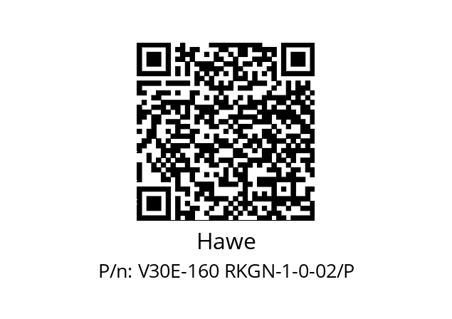   Hawe V30E-160 RKGN-1-0-02/P