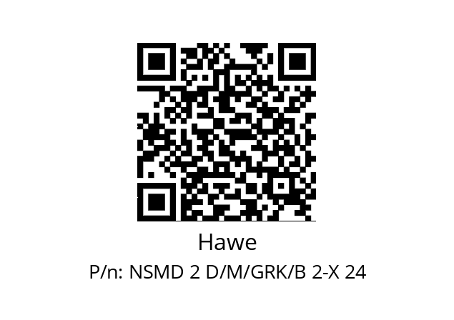   Hawe NSMD 2 D/M/GRK/B 2-X 24