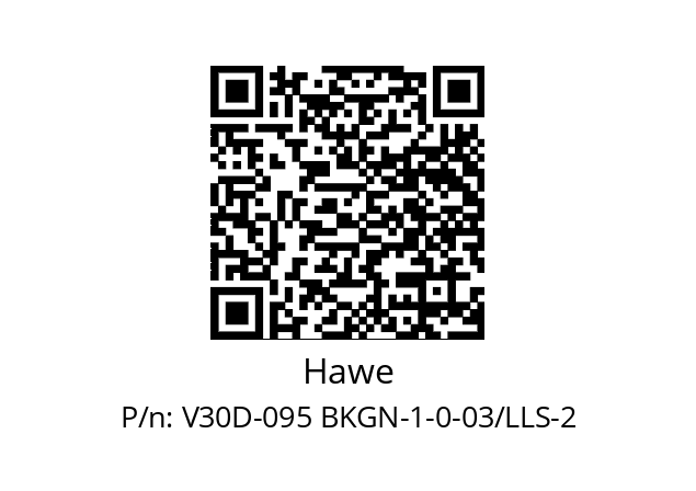   Hawe V30D-095 BKGN-1-0-03/LLS-2