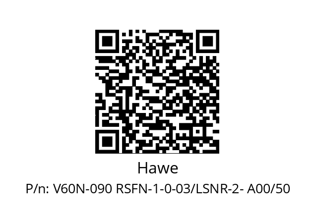   Hawe V60N-090 RSFN-1-0-03/LSNR-2- A00/50