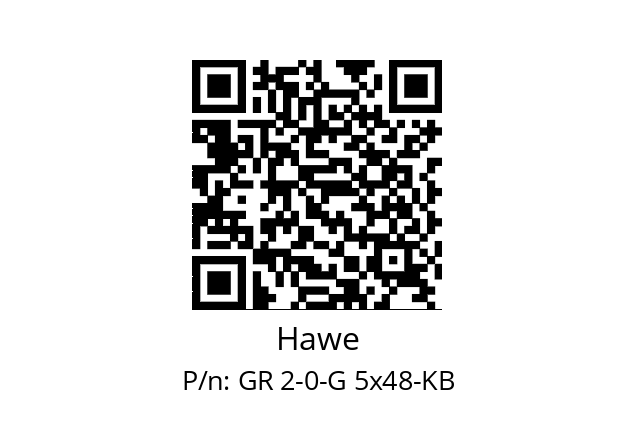   Hawe GR 2-0-G 5x48-KB