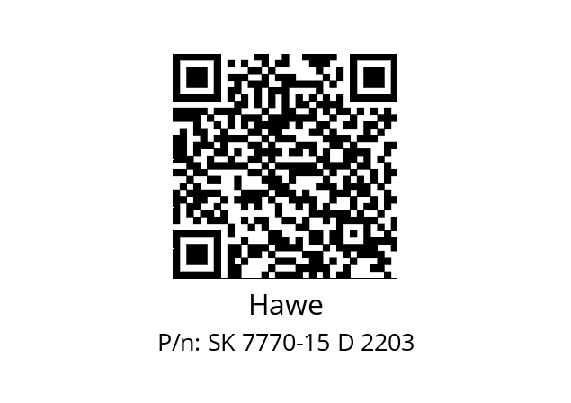   Hawe SK 7770-15 D 2203