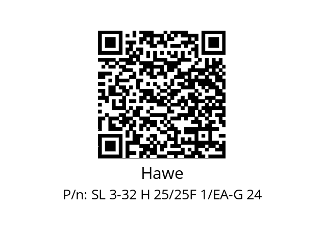   Hawe SL 3-32 H 25/25F 1/EA-G 24