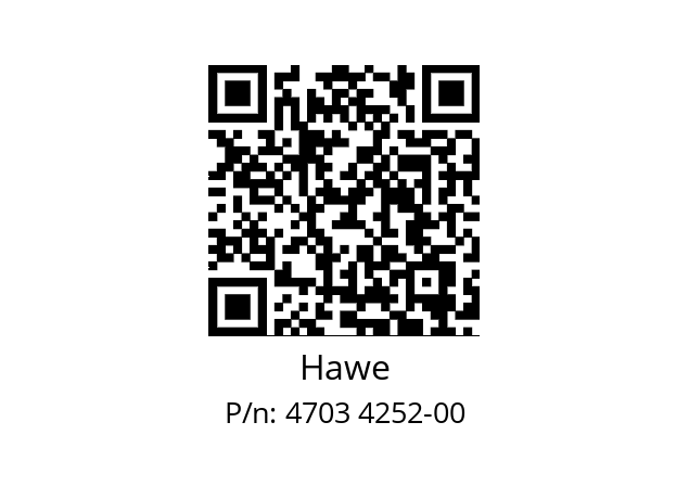   Hawe 4703 4252-00