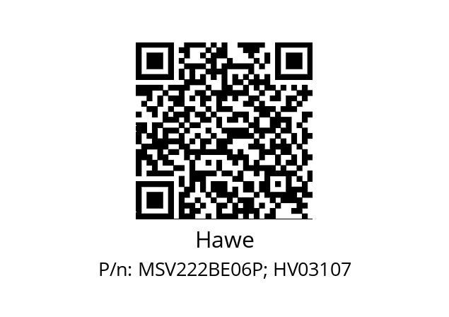   Hawe MSV222BE06P; HV03107