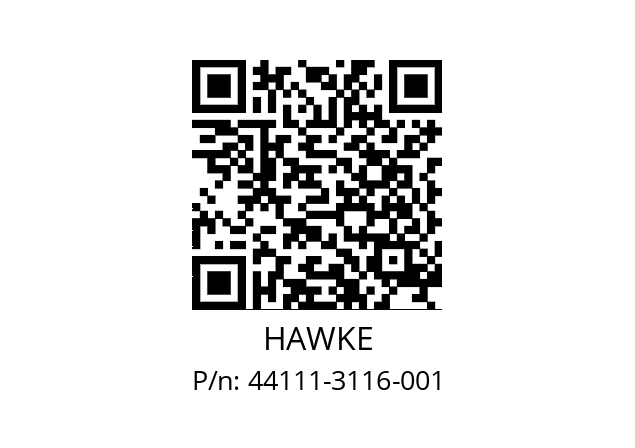   HAWKE 44111-3116-001