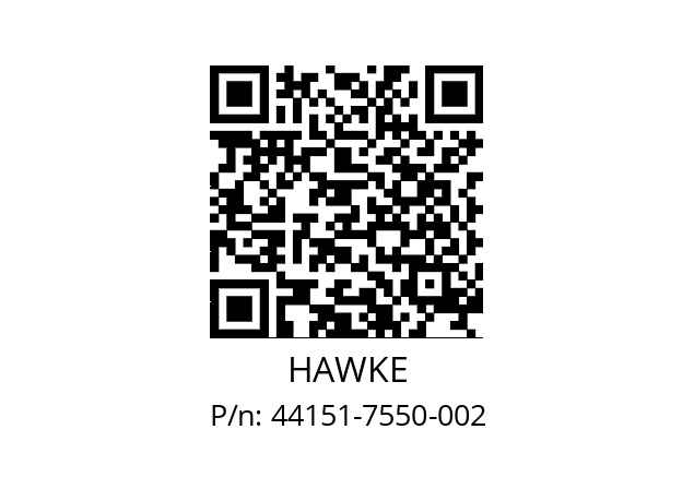   HAWKE 44151-7550-002