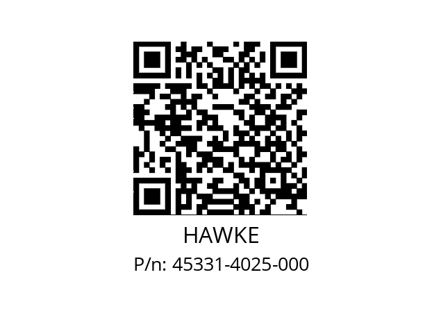   HAWKE 45331-4025-000