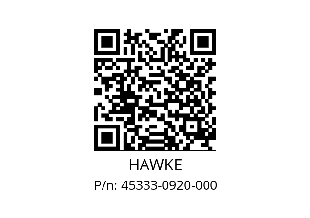   HAWKE 45333-0920-000