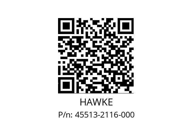   HAWKE 45513-2116-000