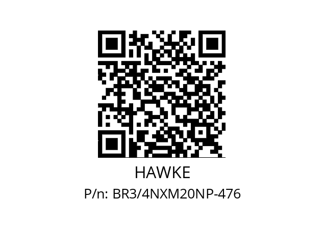   HAWKE BR3/4NXM20NP-476