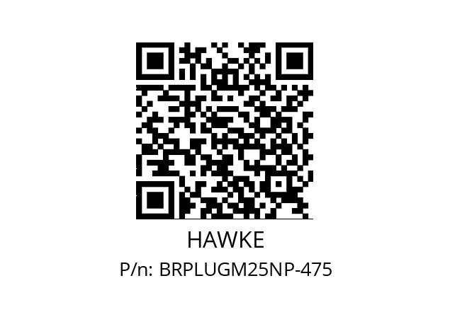   HAWKE BRPLUGM25NP-475