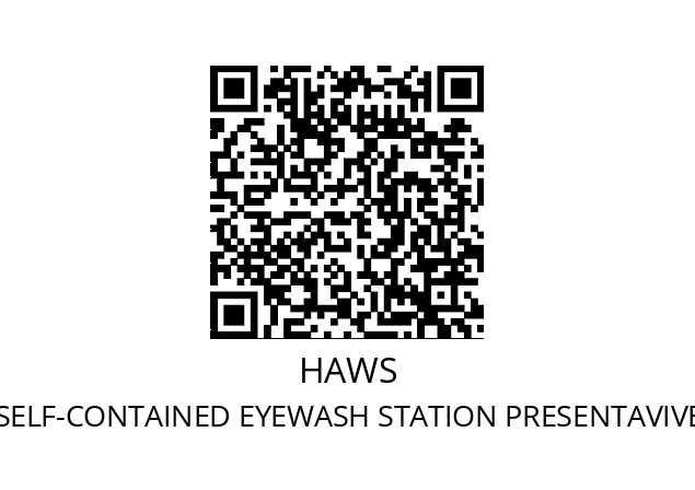   HAWS PORTABLE SELF-CONTAINED EYEWASH STATION PRESENTAVIVE CONCENTRATE