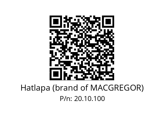   Hatlapa (brand of MACGREGOR) 20.10.100