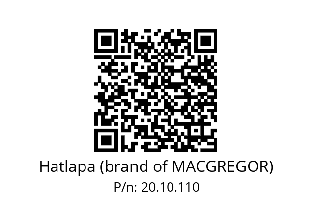   Hatlapa (brand of MACGREGOR) 20.10.110