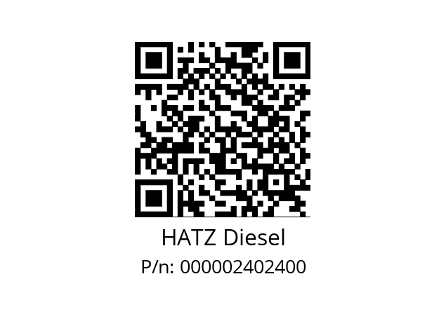   HATZ Diesel 000002402400