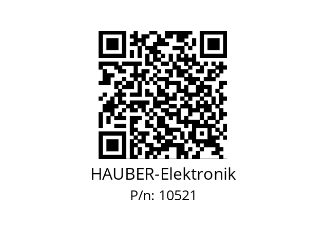   HAUBER-Elektronik 10521