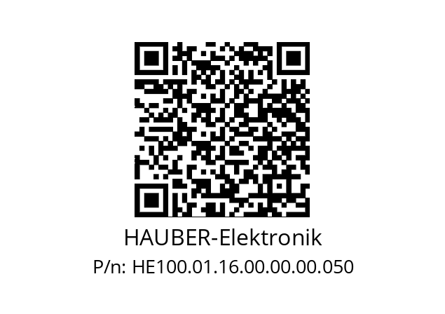   HAUBER-Elektronik HE100.01.16.00.00.00.050