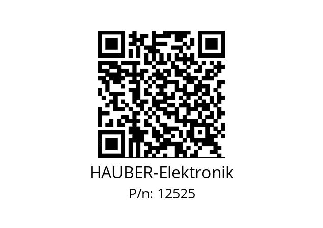   HAUBER-Elektronik 12525