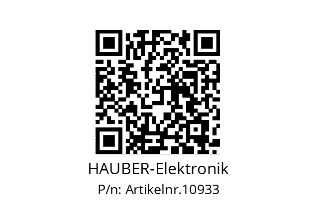   HAUBER-Elektronik Artikelnr.10933