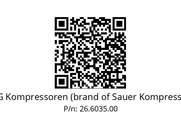   HAUG Kompressoren (brand of Sauer Kompressoren) 26.6035.00