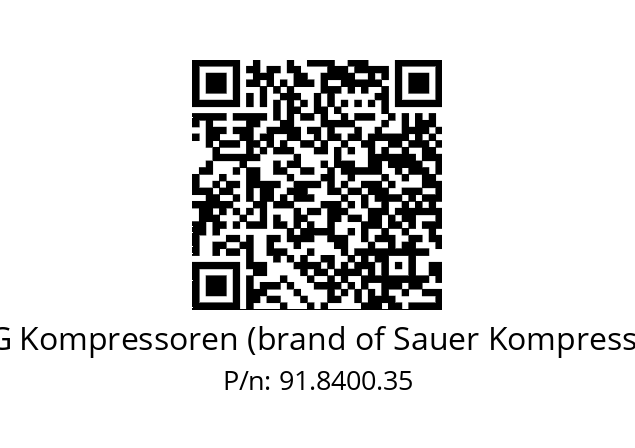   HAUG Kompressoren (brand of Sauer Kompressoren) 91.8400.35