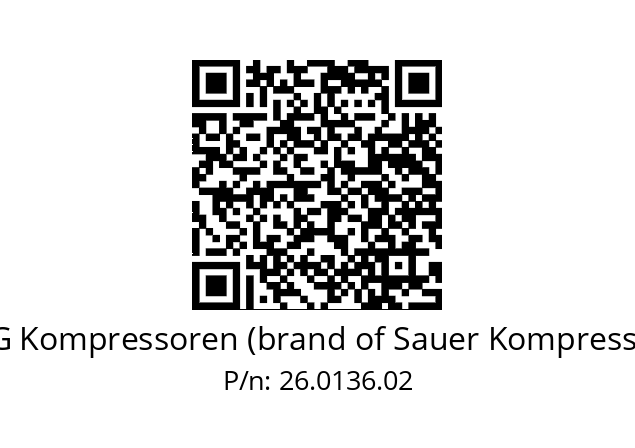   HAUG Kompressoren (brand of Sauer Kompressoren) 26.0136.02