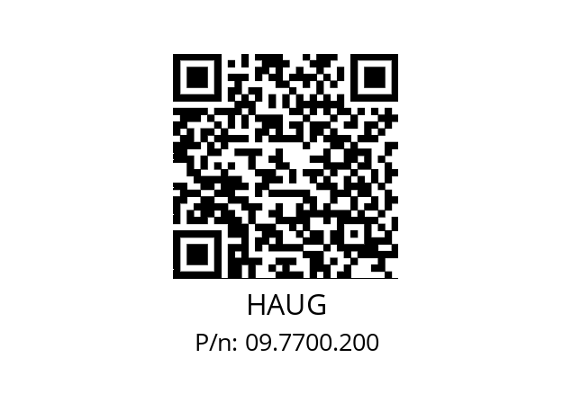   HAUG 09.7700.200