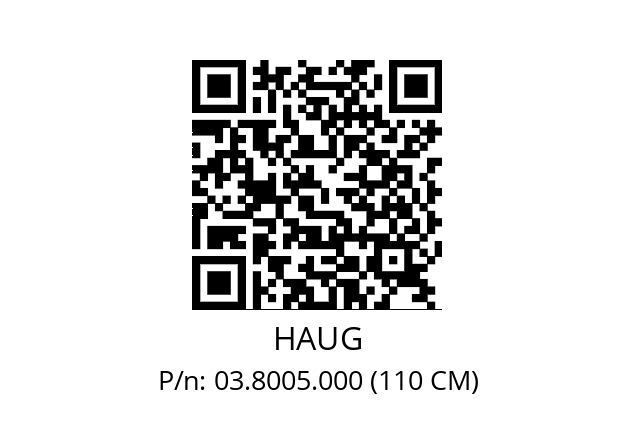   HAUG 03.8005.000 (110 CM)