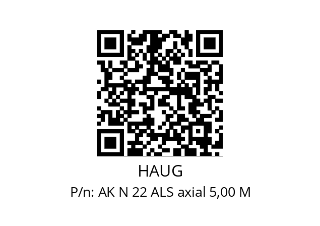   HAUG AK N 22 ALS axial 5,00 M