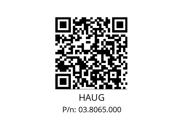   HAUG 03.8065.000