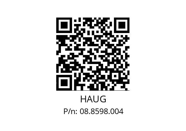   HAUG 08.8598.004