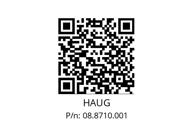   HAUG 08.8710.001