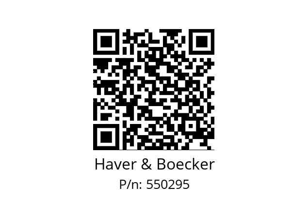   Haver & Boecker 550295