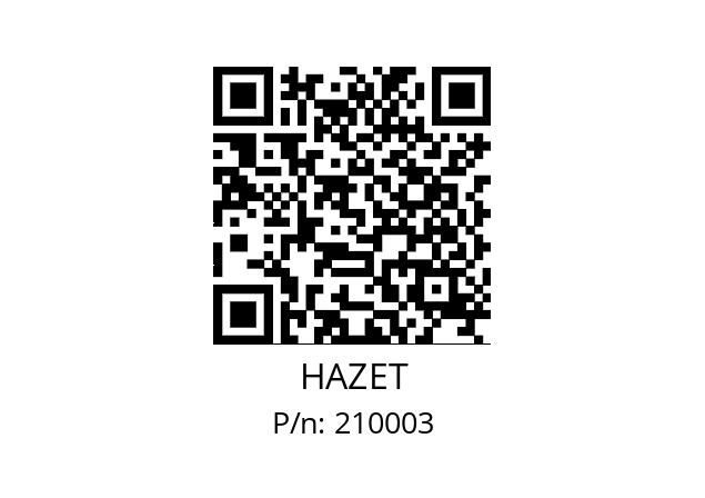   HAZET 210003