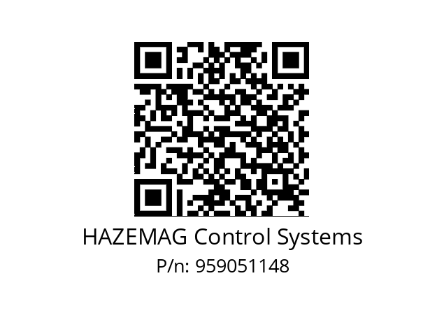   HAZEMAG Control Systems 959051148