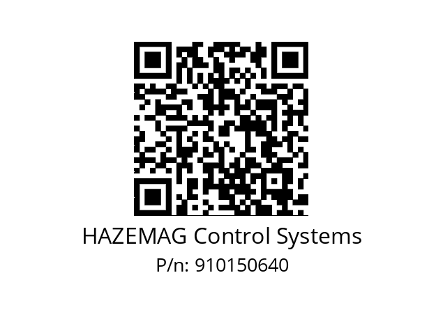   HAZEMAG Control Systems 910150640