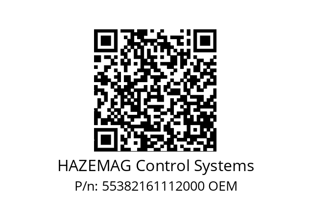   HAZEMAG Control Systems 55382161112000 OEM