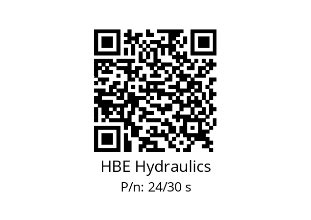   HBE Hydraulics 24/30 s