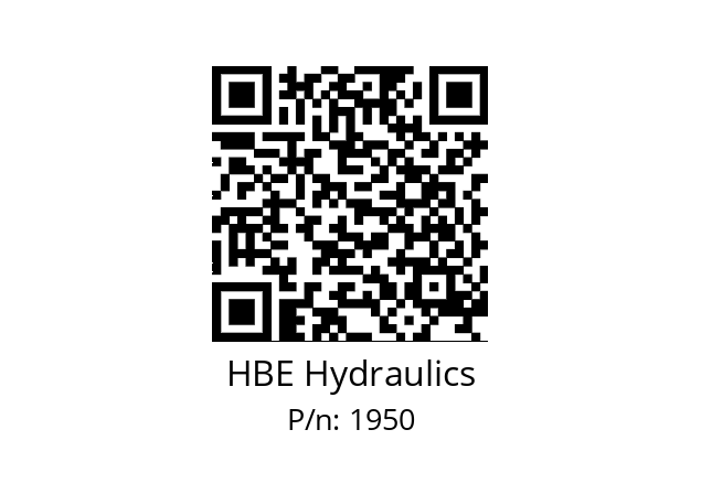   HBE Hydraulics 1950