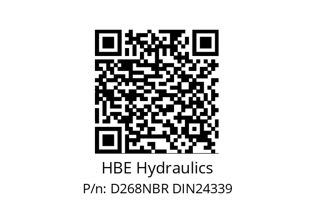   HBE Hydraulics D268NBR DIN24339