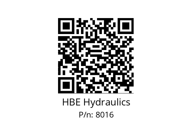   HBE Hydraulics 8016