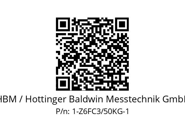   HBM / Hottinger Baldwin Messtechnik GmbH 1-Z6FC3/50KG-1