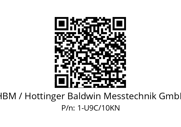   HBM / Hottinger Baldwin Messtechnik GmbH 1-U9C/10KN