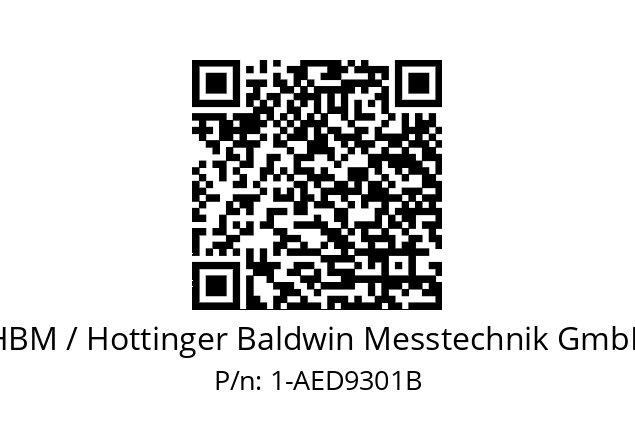   HBM / Hottinger Baldwin Messtechnik GmbH 1-AED9301B