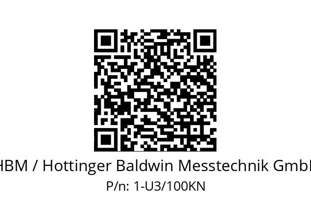   HBM / Hottinger Baldwin Messtechnik GmbH 1-U3/100KN