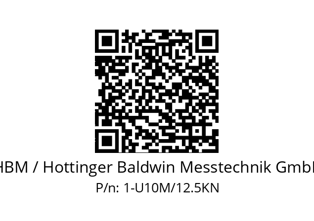   HBM / Hottinger Baldwin Messtechnik GmbH 1-U10M/12.5KN