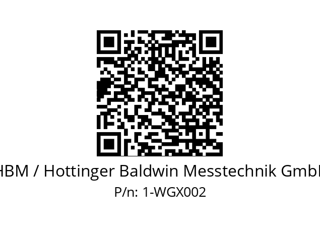   HBM / Hottinger Baldwin Messtechnik GmbH 1-WGX002