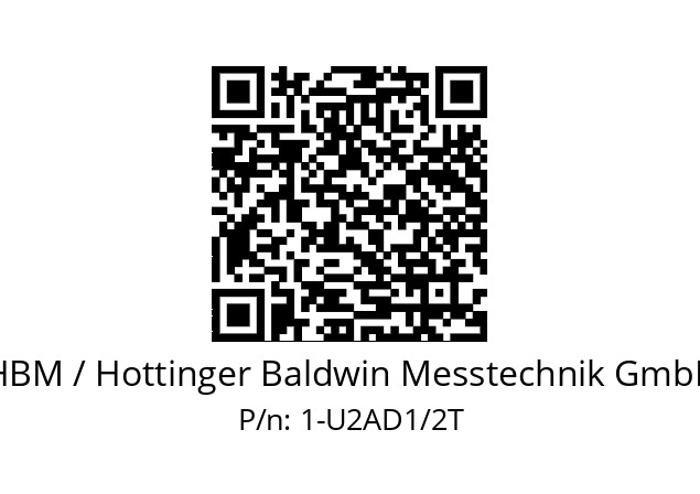   HBM / Hottinger Baldwin Messtechnik GmbH 1-U2AD1/2T